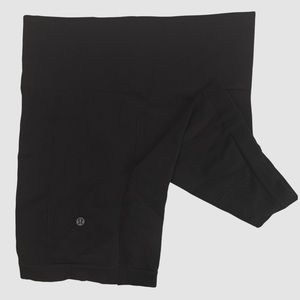 Lululemon bike shorts with fold over top